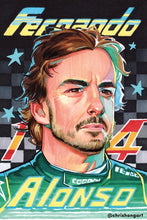 Load image into Gallery viewer, F Racing Drivers Portrait Card Series
