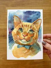 Load image into Gallery viewer, Orange Cat Mini Print
