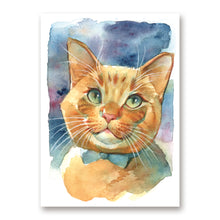 Load image into Gallery viewer, Orange Cat Mini Print
