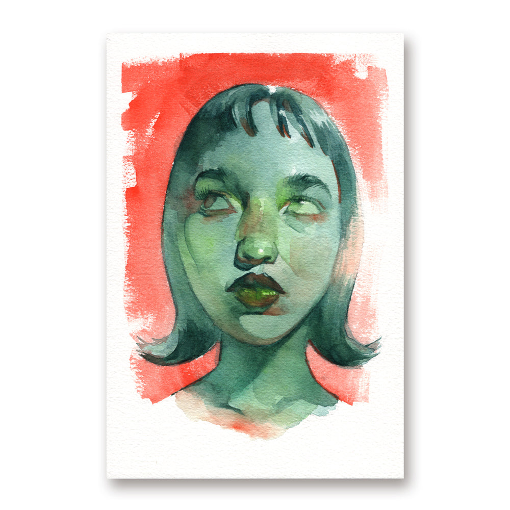 Watercolour Portrait Original #003