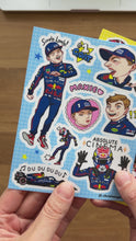 Load and play video in Gallery viewer, Max Verstappen Vinyl Sticker Sheet
