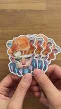 Load and play video in Gallery viewer, Grumpy Bear Boy Clown Die-Cut Sticker
