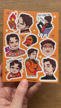 Load and play video in Gallery viewer, Oscar Piastri Vinyl Sticker Sheet
